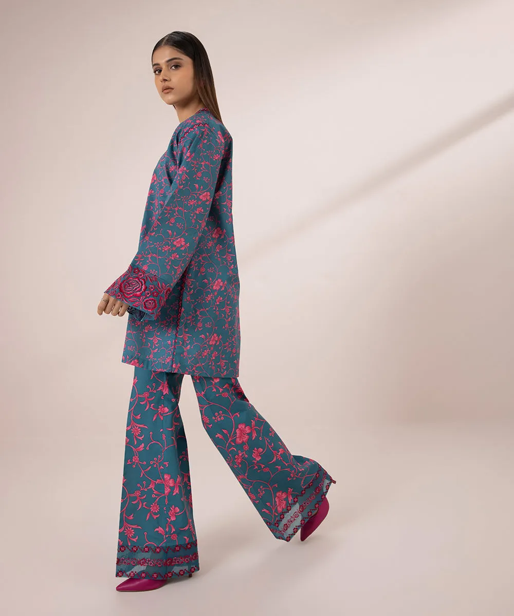 2 Piece - Embroidered Lawn Suit