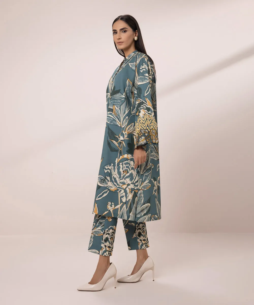 2 Piece - Embroidered Lawn Suit