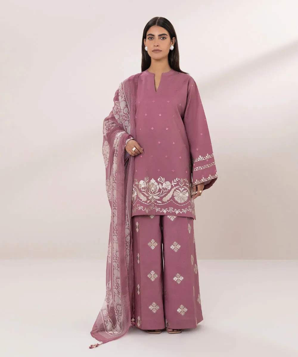 3 Piece - Embroidered Lawn Suit