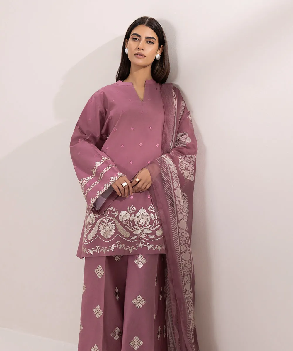 3 Piece - Embroidered Lawn Suit