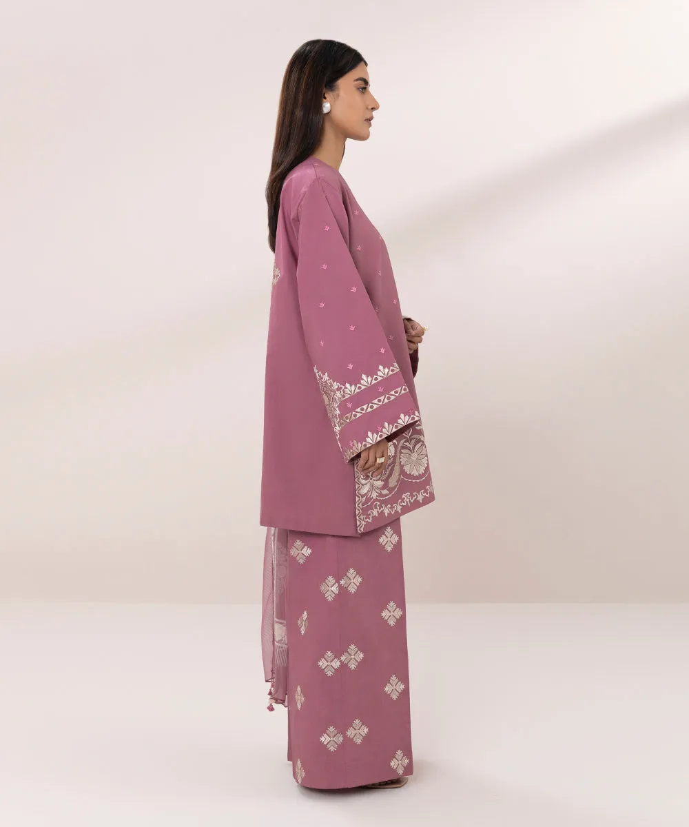 3 Piece - Embroidered Lawn Suit