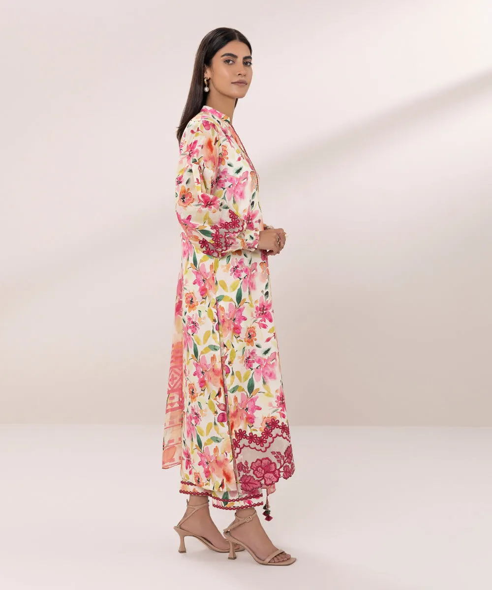 3 Piece - Embroidered Lawn Suit