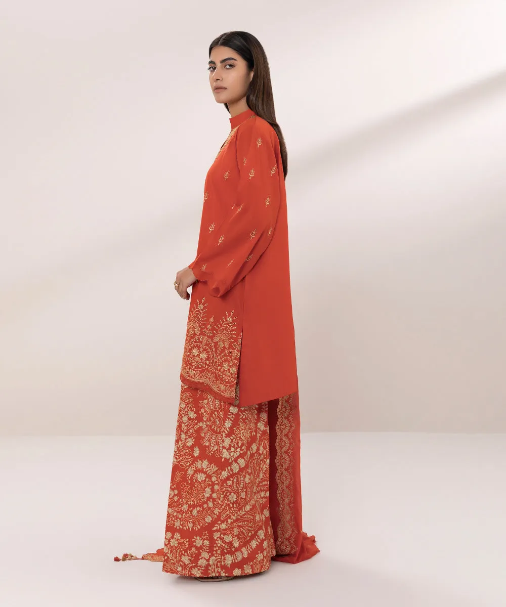 3 Piece - Embroidered Lawn Suit