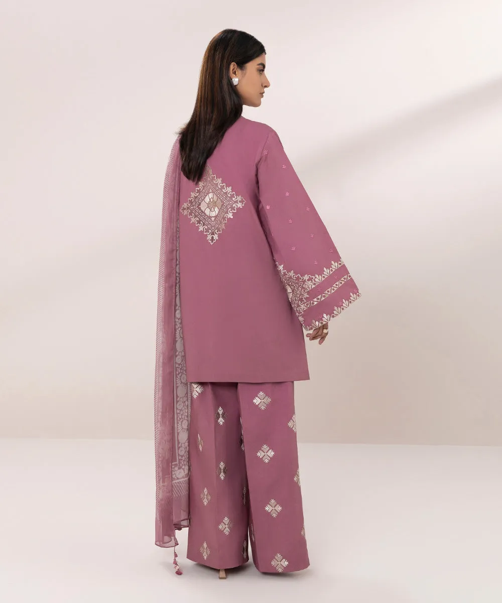 3 Piece - Embroidered Lawn Suit