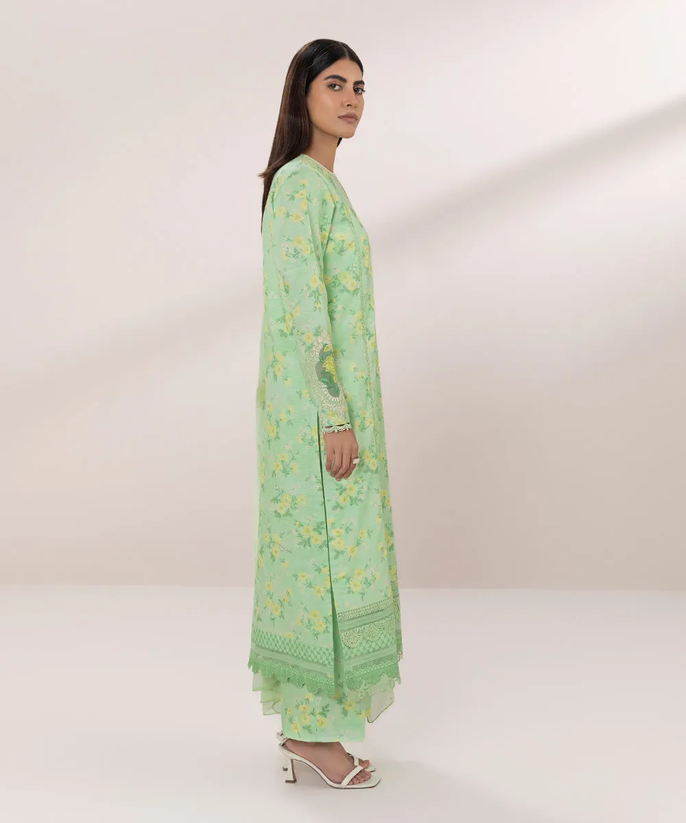 3 Piece - Embroidered Lawn Suit