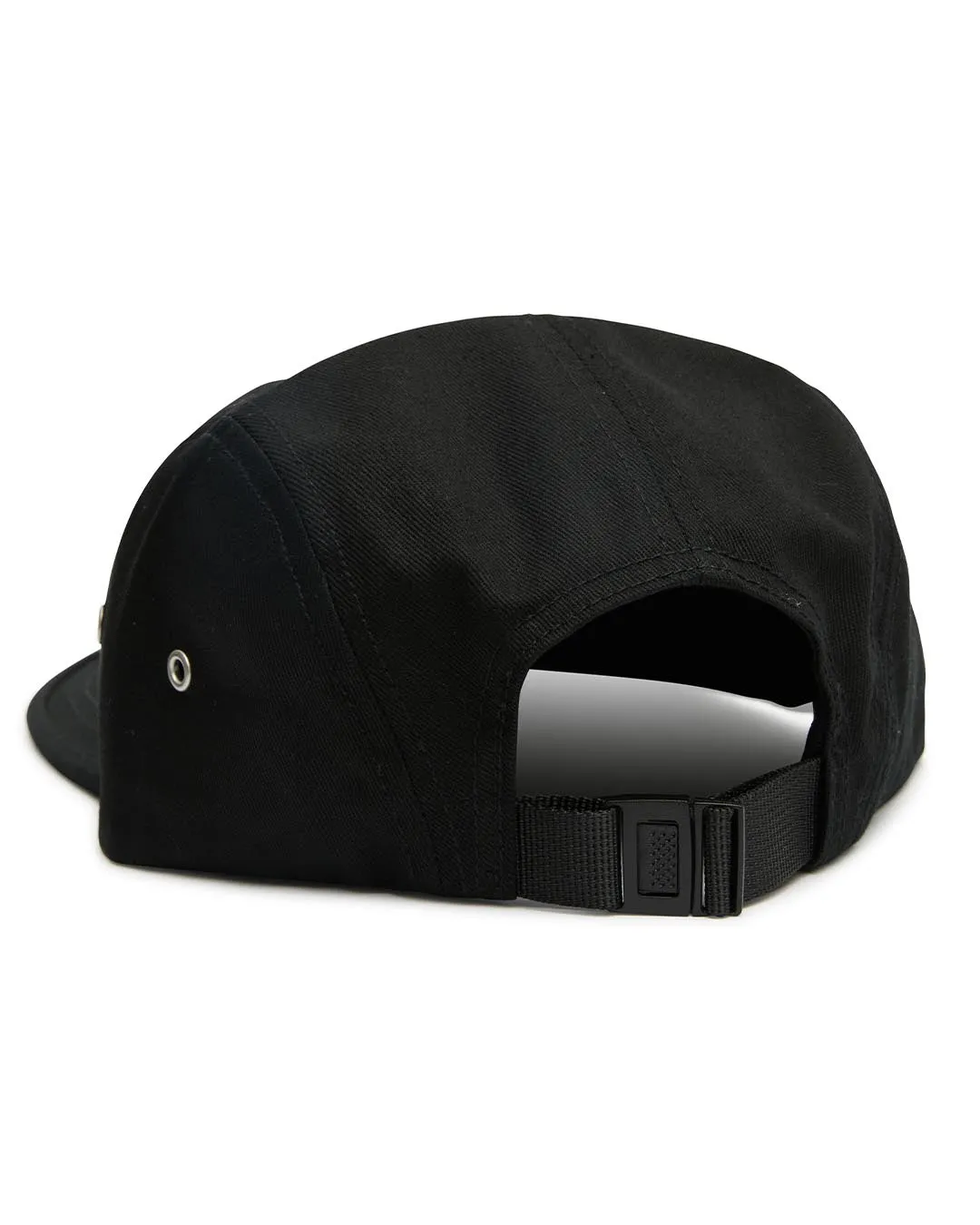 5 Panel Hat | Chain Black