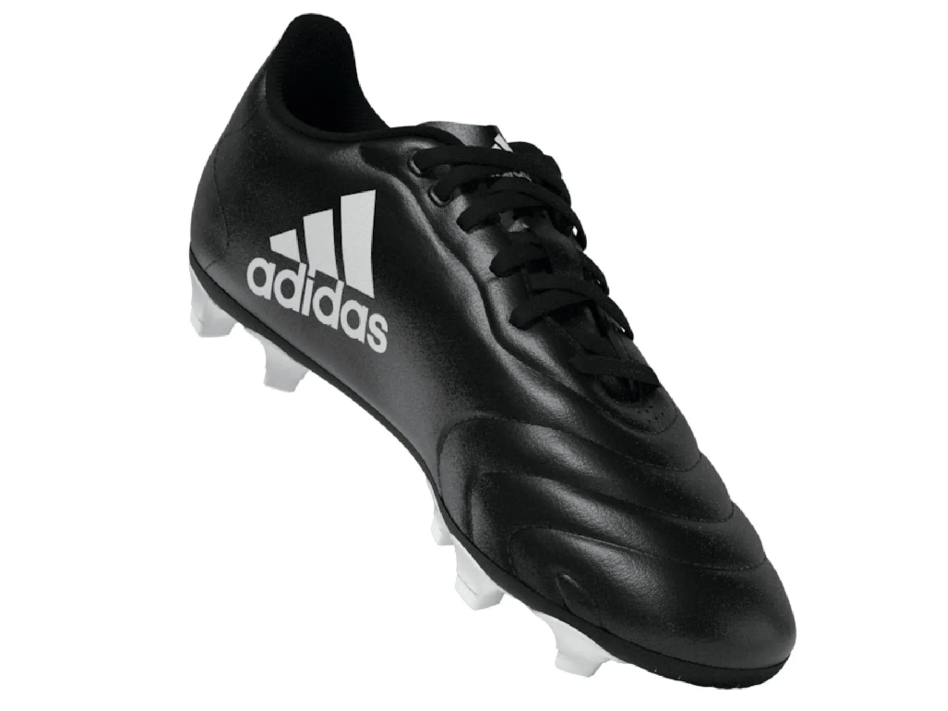 Adidas Kids Goletto VIII FG Boots - Black/White/Black