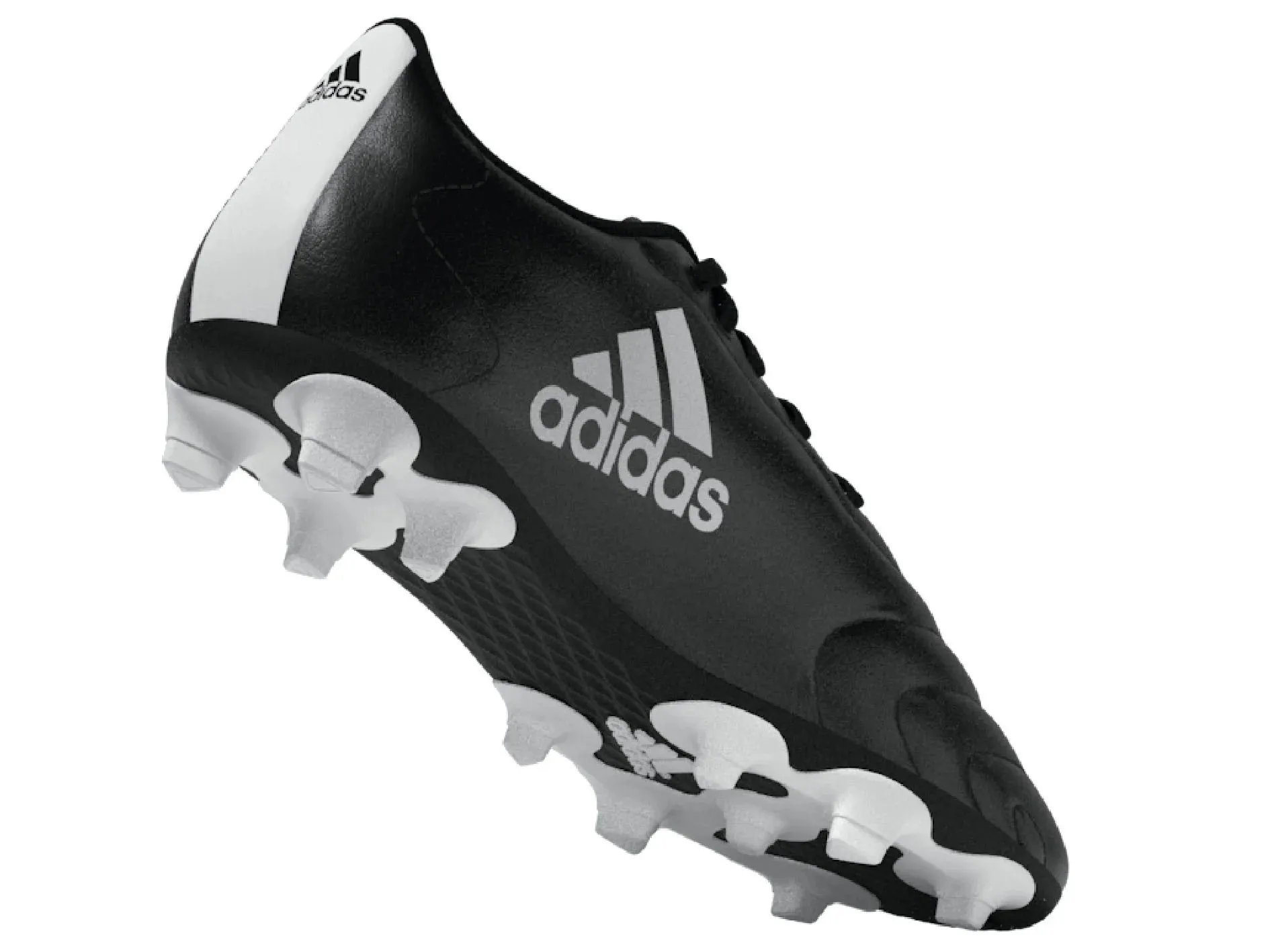 Adidas Kids Goletto VIII FG Boots - Black/White/Black