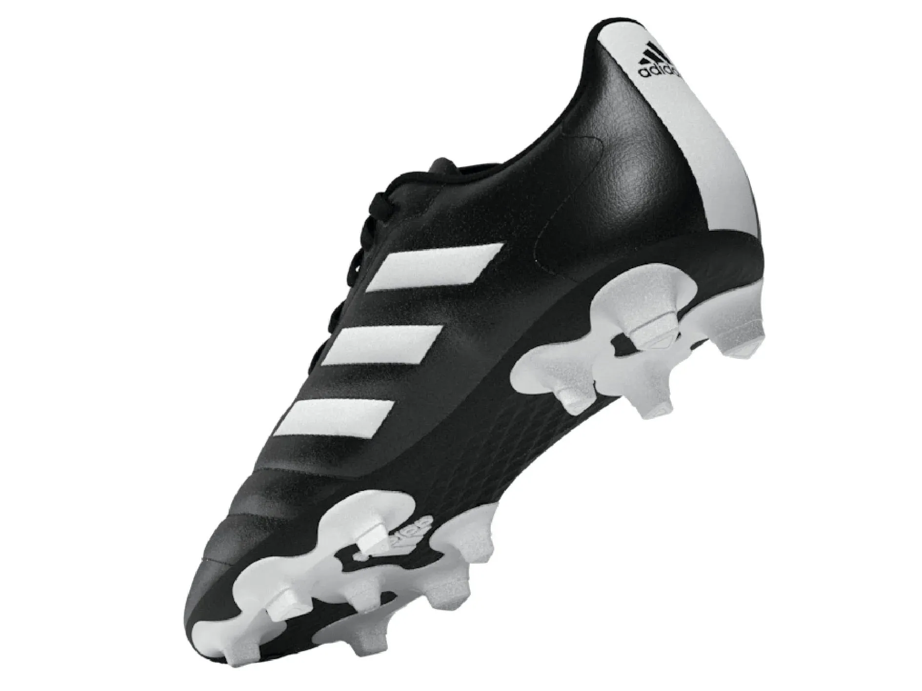 Adidas Kids Goletto VIII FG Boots - Black/White/Black