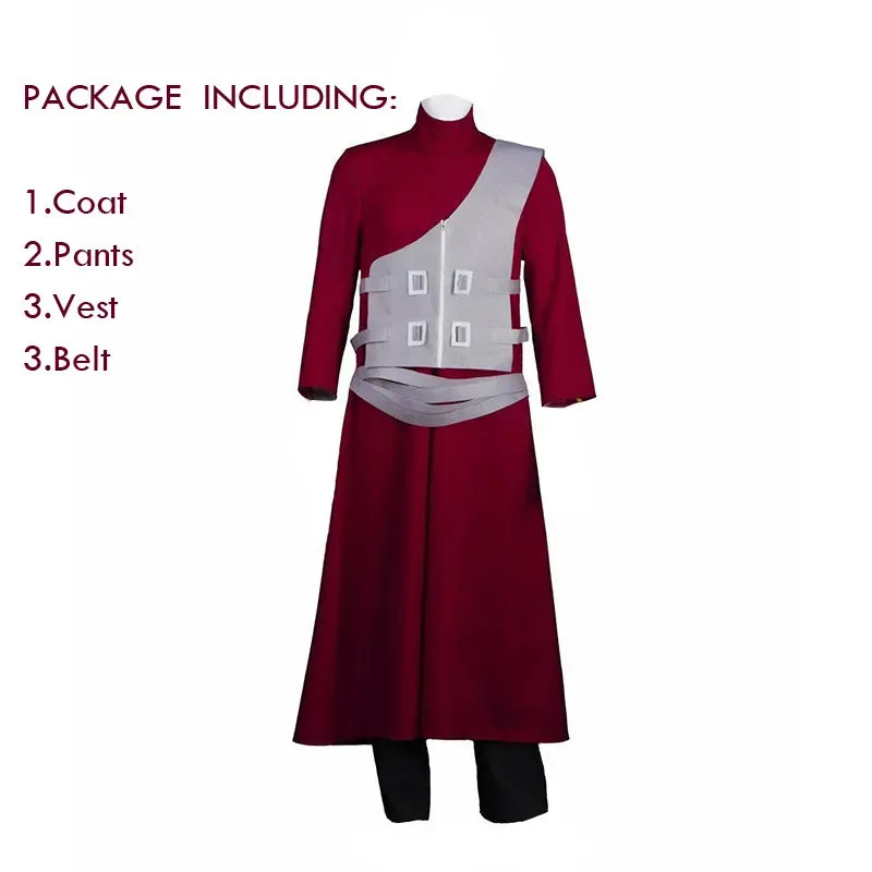 Anime Cosplay Kazekage Sabaku No Gaara Clothing For Man Halloween Costumes For Woman