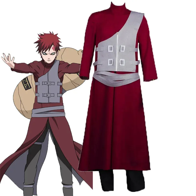 Anime Cosplay Kazekage Sabaku No Gaara Clothing For Man Halloween Costumes For Woman