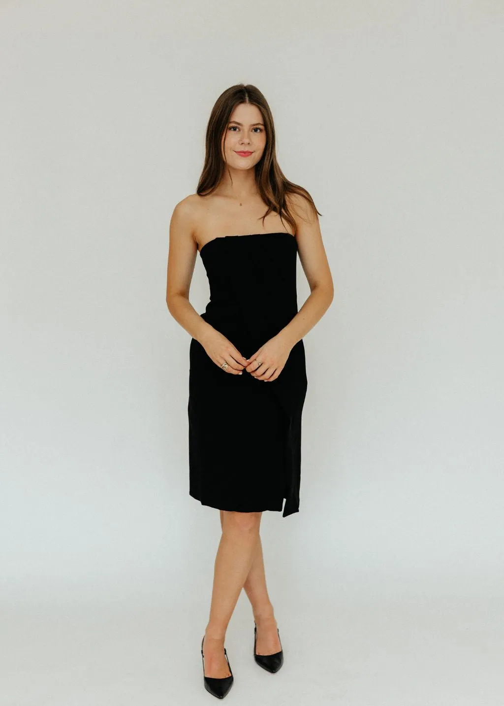 Anine Bing Halle Dress in Black