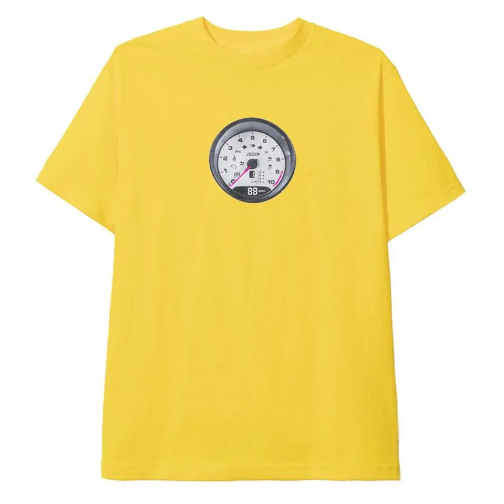 AntiSocialSocialClub STRAIGHT PIPE MUSTARD TEE -MUSTARD