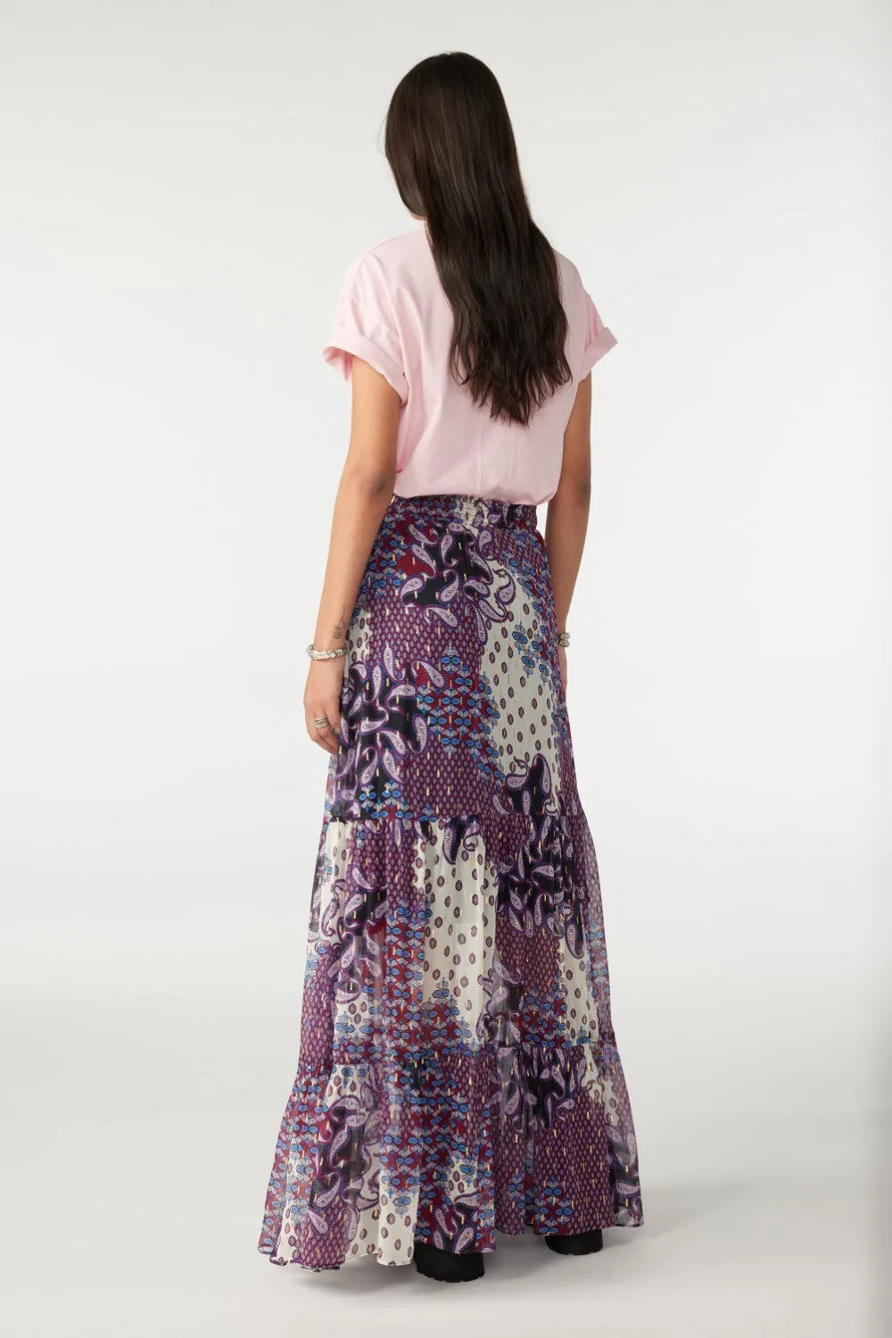 ba&sh Brooke Skirt in Violet