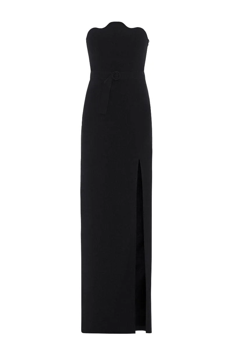 BLACK ABBEY MAXI DRESS