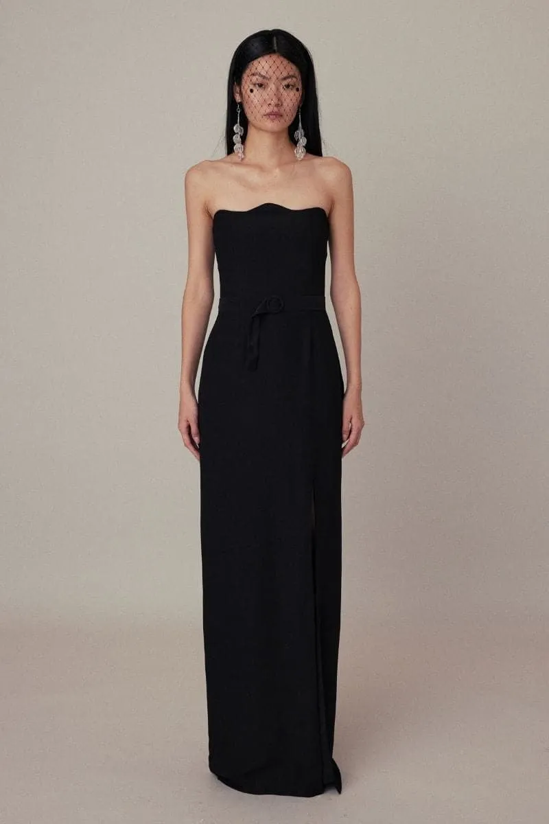 BLACK ABBEY MAXI DRESS