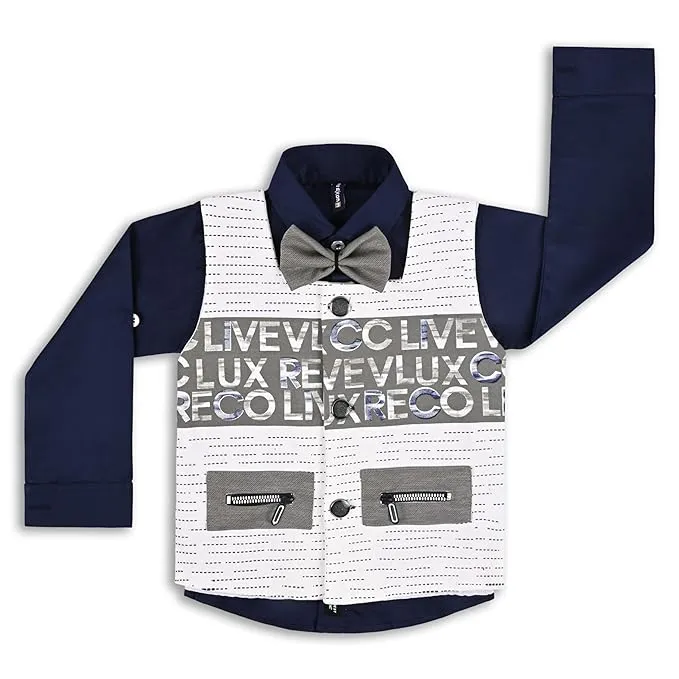 Boys 3 Piece Clothing Set with Bow Tie