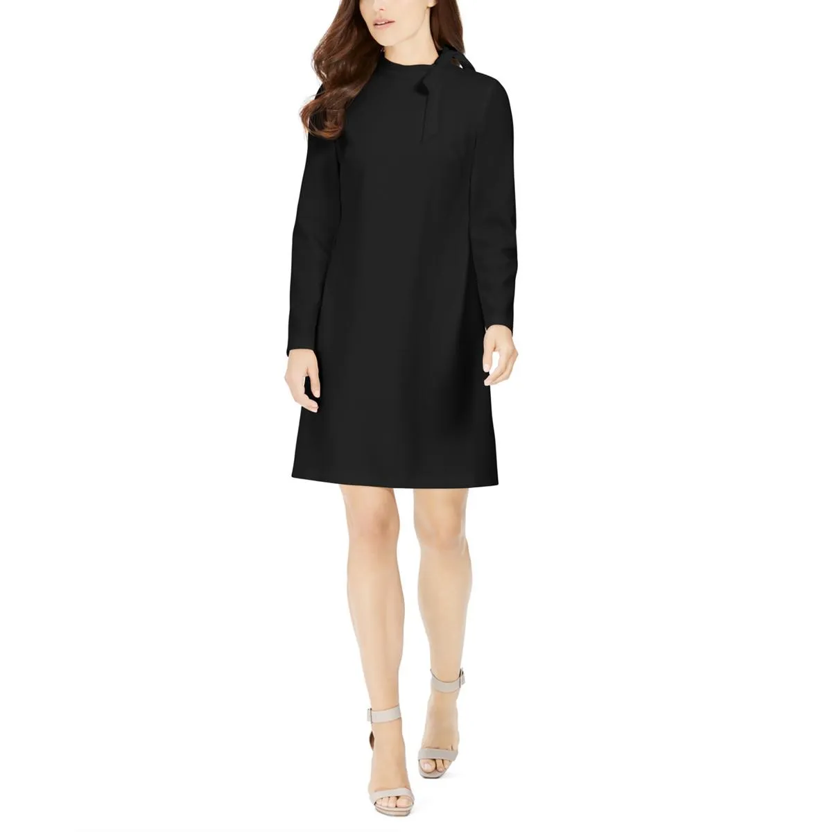 Calvin Klein Womens Crepe Mini Cocktail and Party Dress