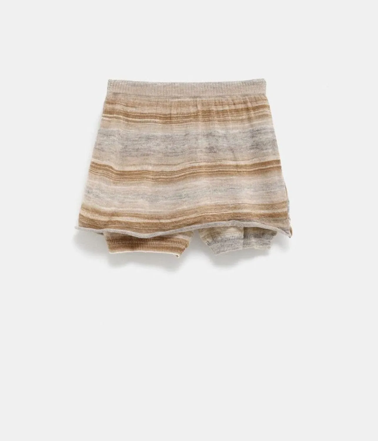 CEZZA MINI SKIRT- BEIGE