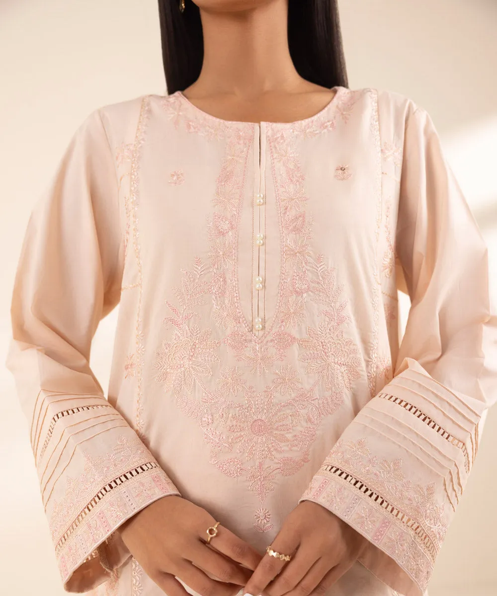 Chikankari Embroidered Shirt