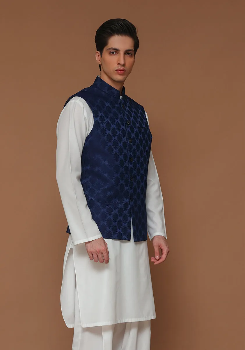 Classic Jamawar Outer Space Traditional Waistcoat