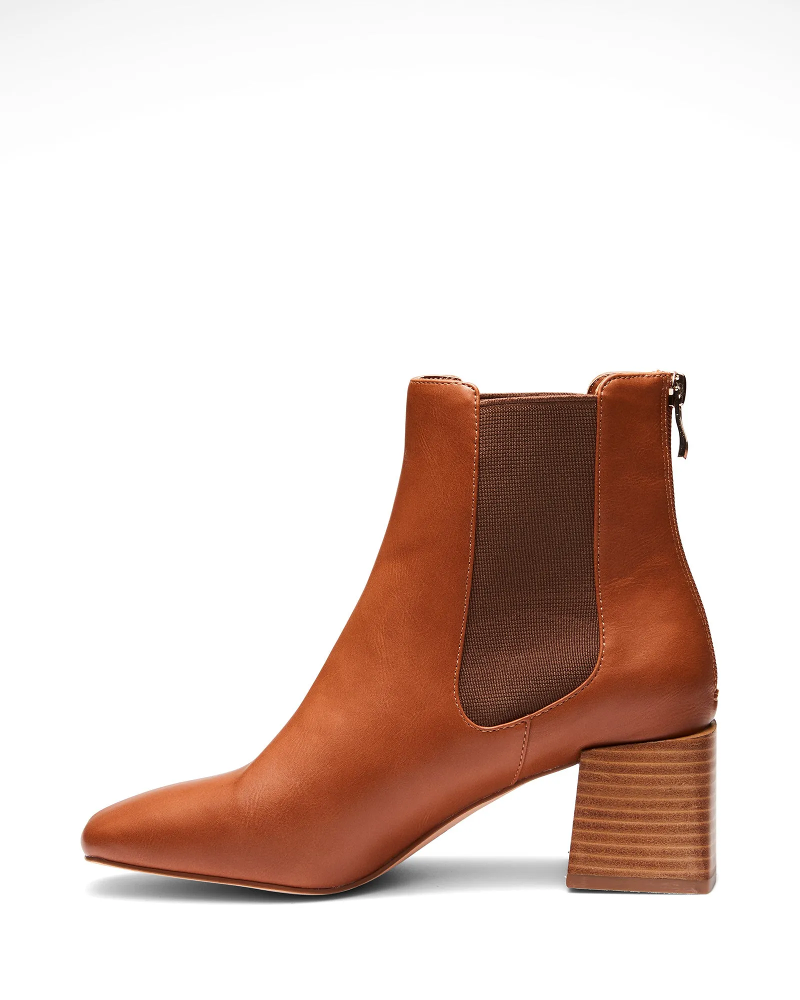 Congo Mid Heel Boot Tan