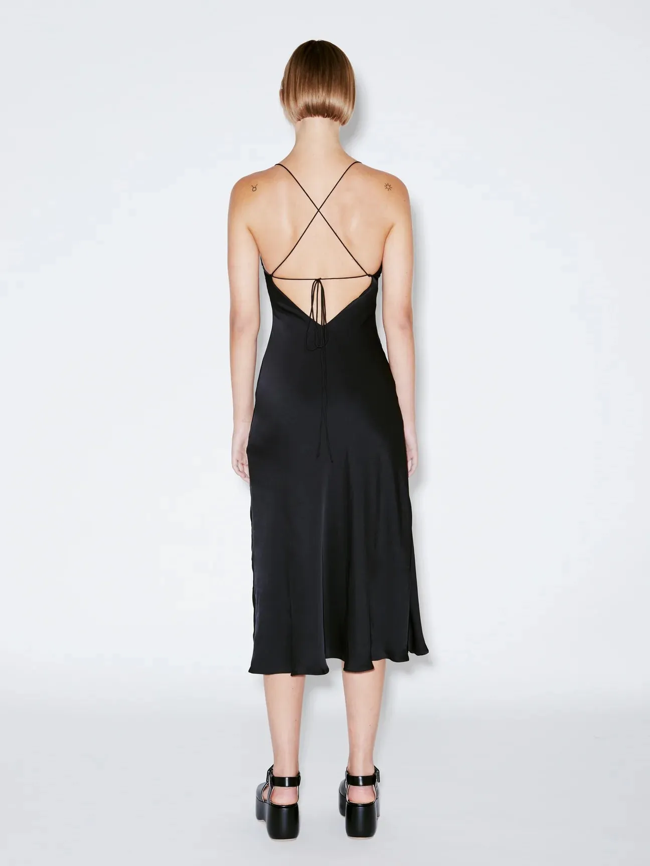 Cross Back Slip Dress