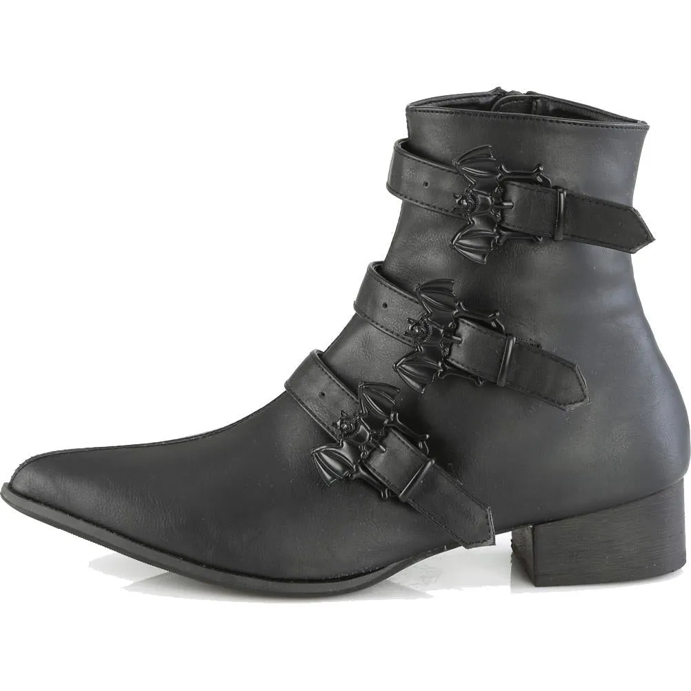 Demonia Warlock 50-B Bat Buckle Boots