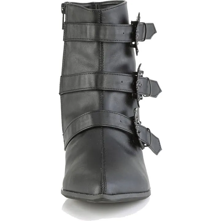 Demonia Warlock 50-B Bat Buckle Boots