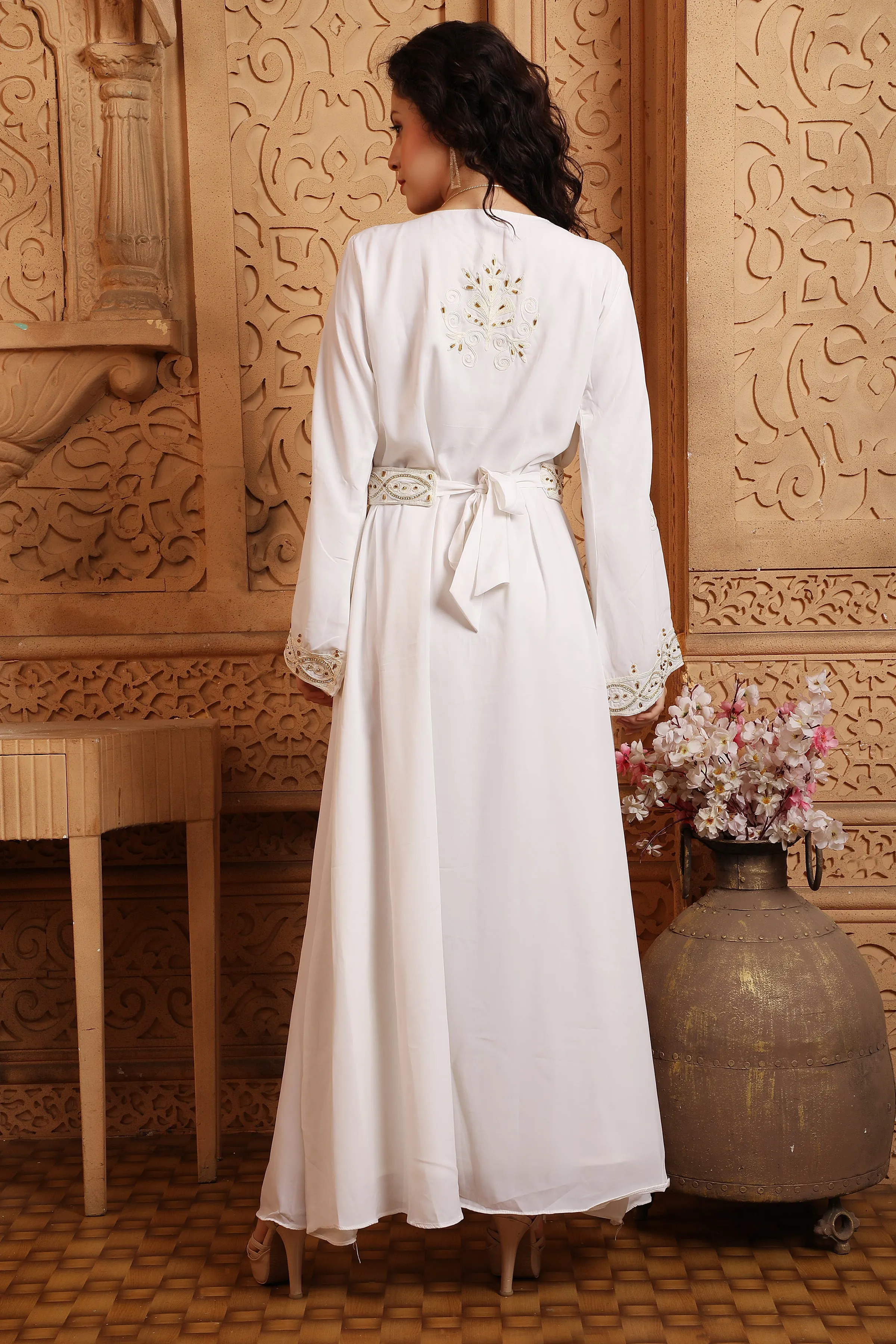 Designer Kaftan with Hand embroidery Wedding Gown