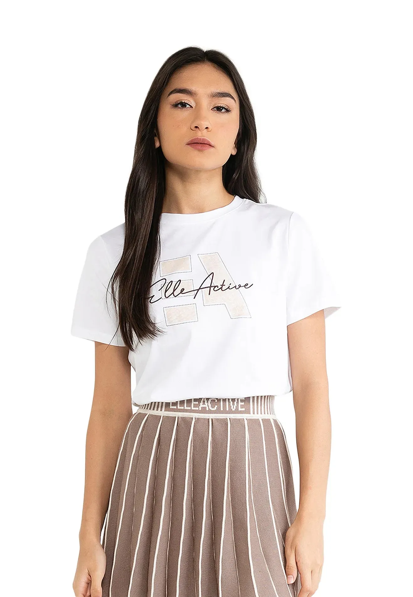 ELLE Active Calligraphy Logo Tee