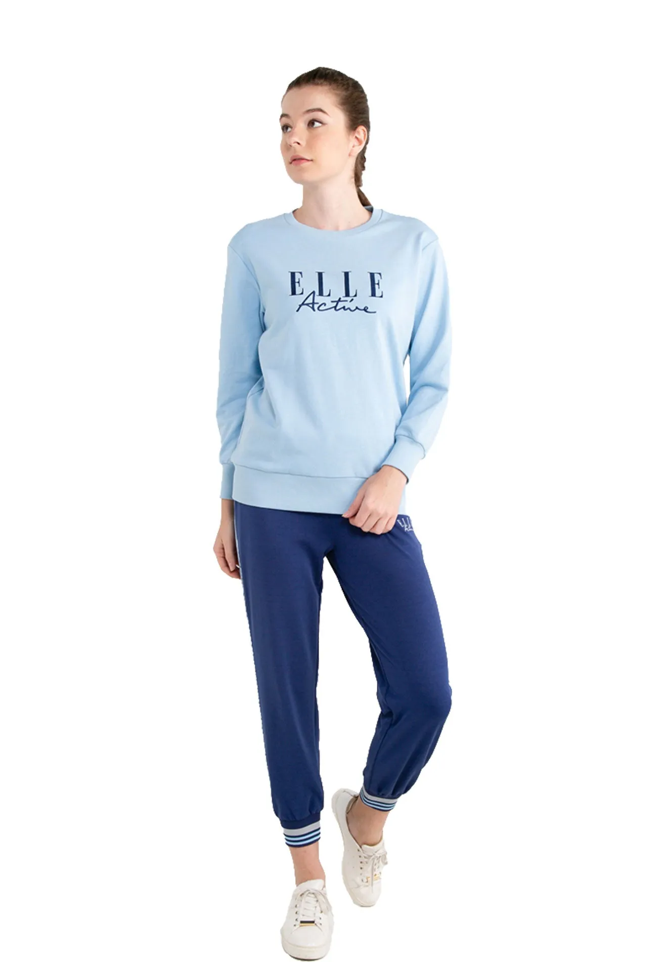 ELLE Active Logo Basic Sweater