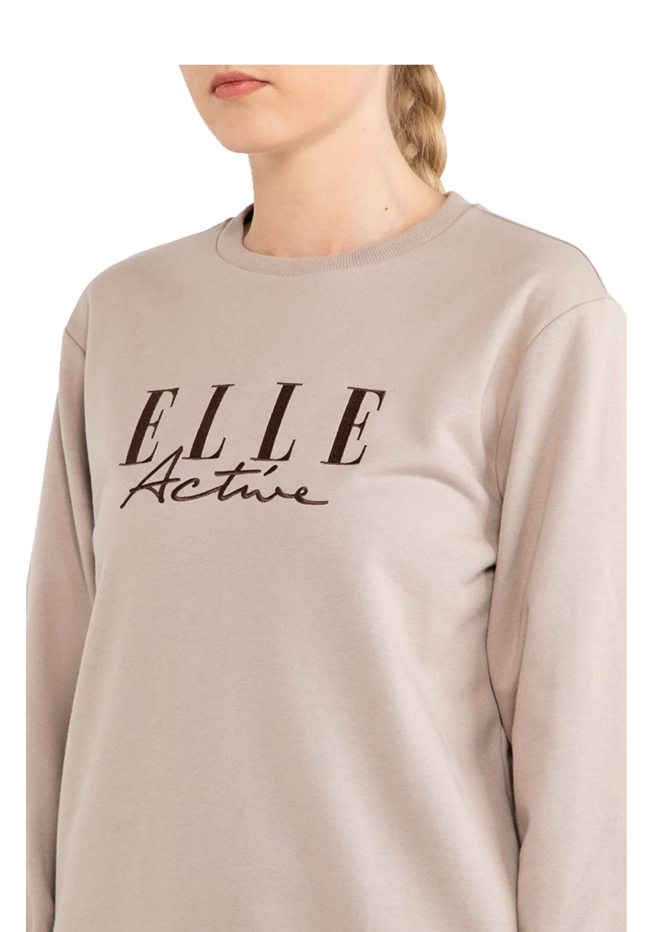 ELLE Active Logo Basic Sweater