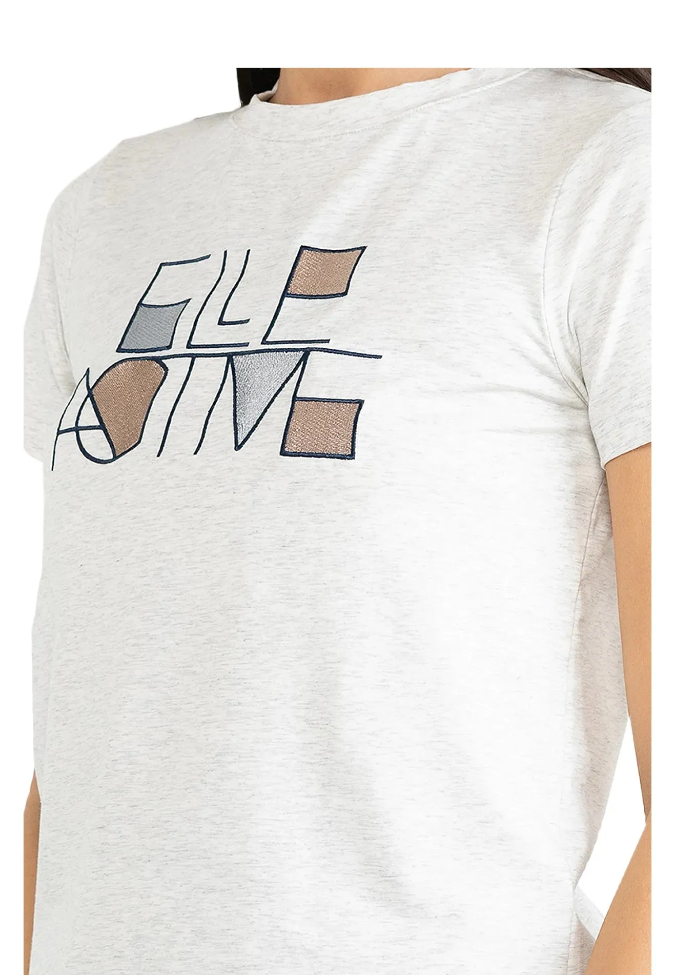 ELLE Active Printed Basic Tee