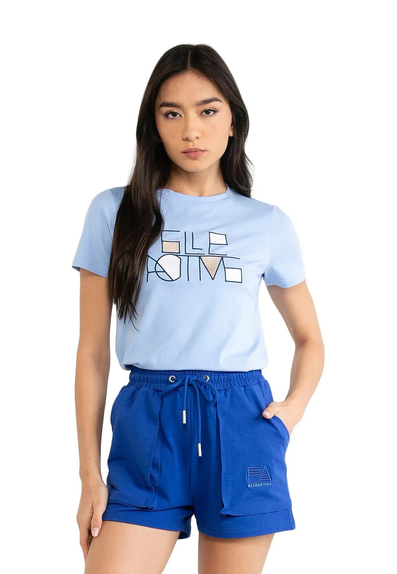 ELLE Active Printed Basic Tee