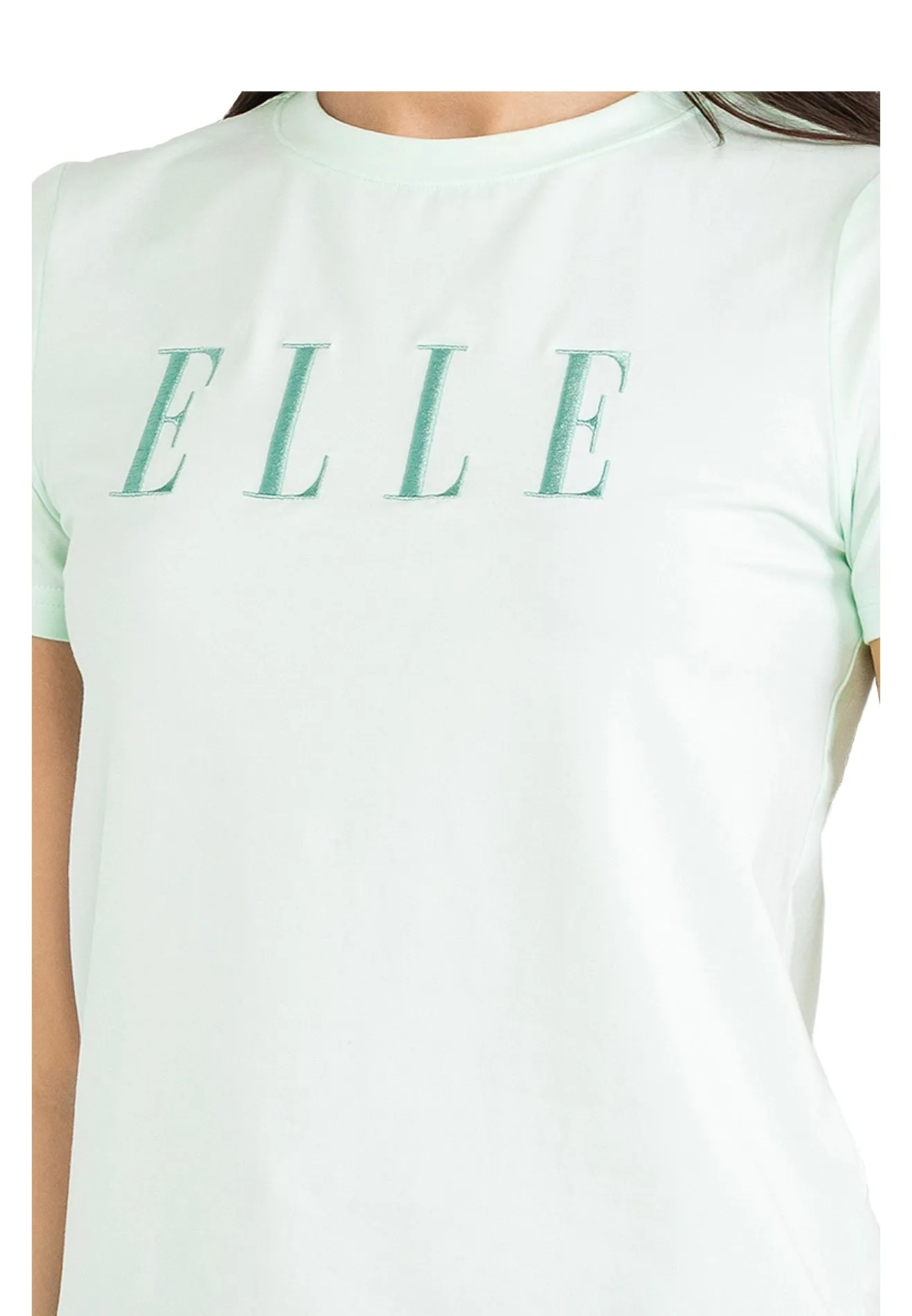 ELLE Leisure Logo Basic Cotton Tee