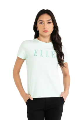 ELLE Leisure Logo Basic Cotton Tee