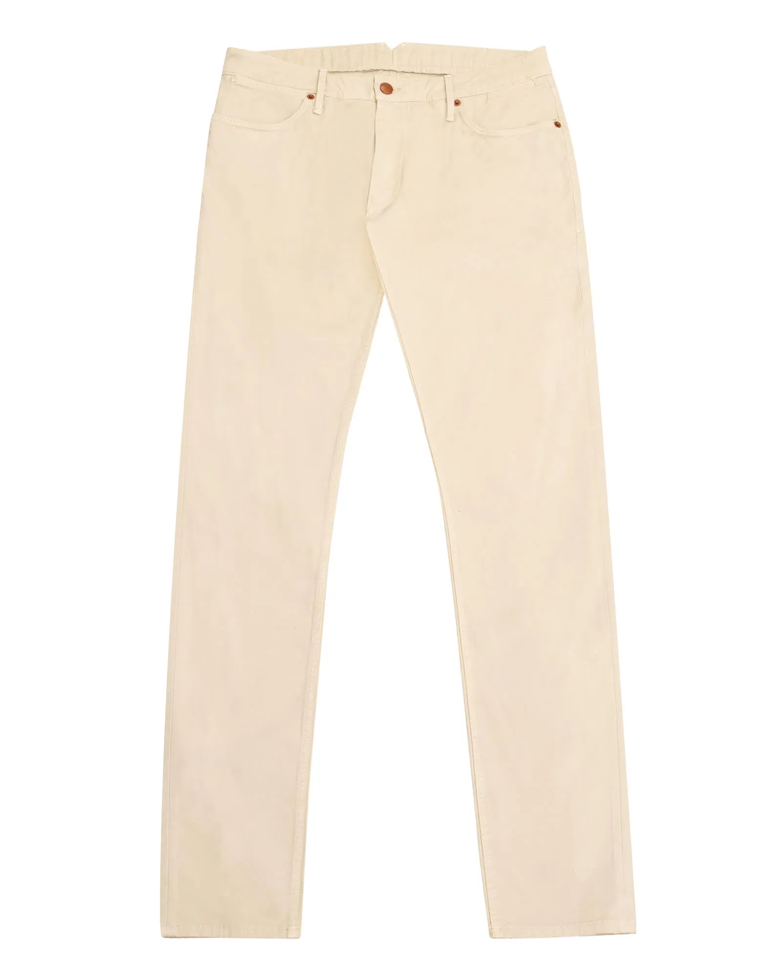 Fine Sand Broken Twill Five Pocket Pant