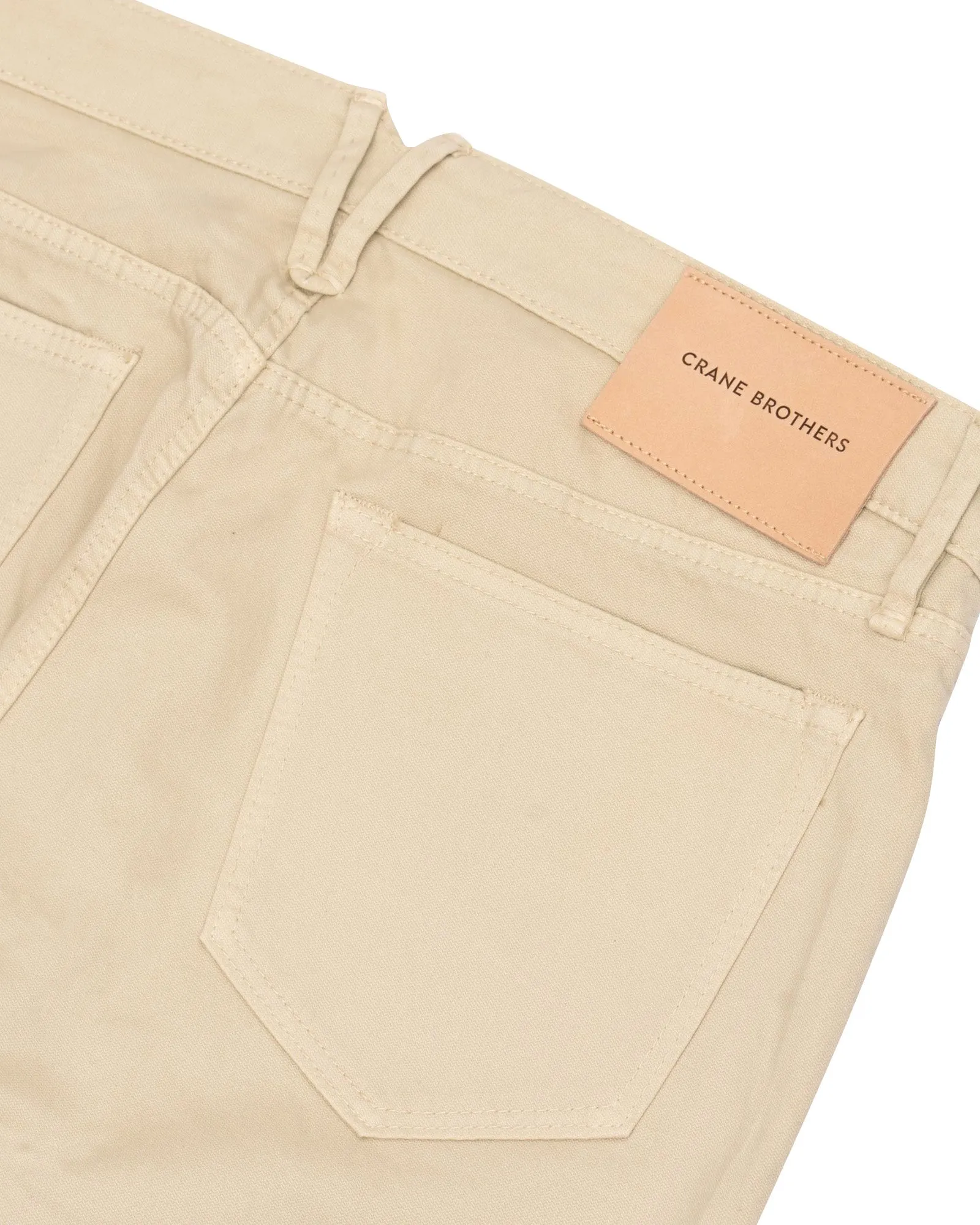 Fine Sand Broken Twill Five Pocket Pant