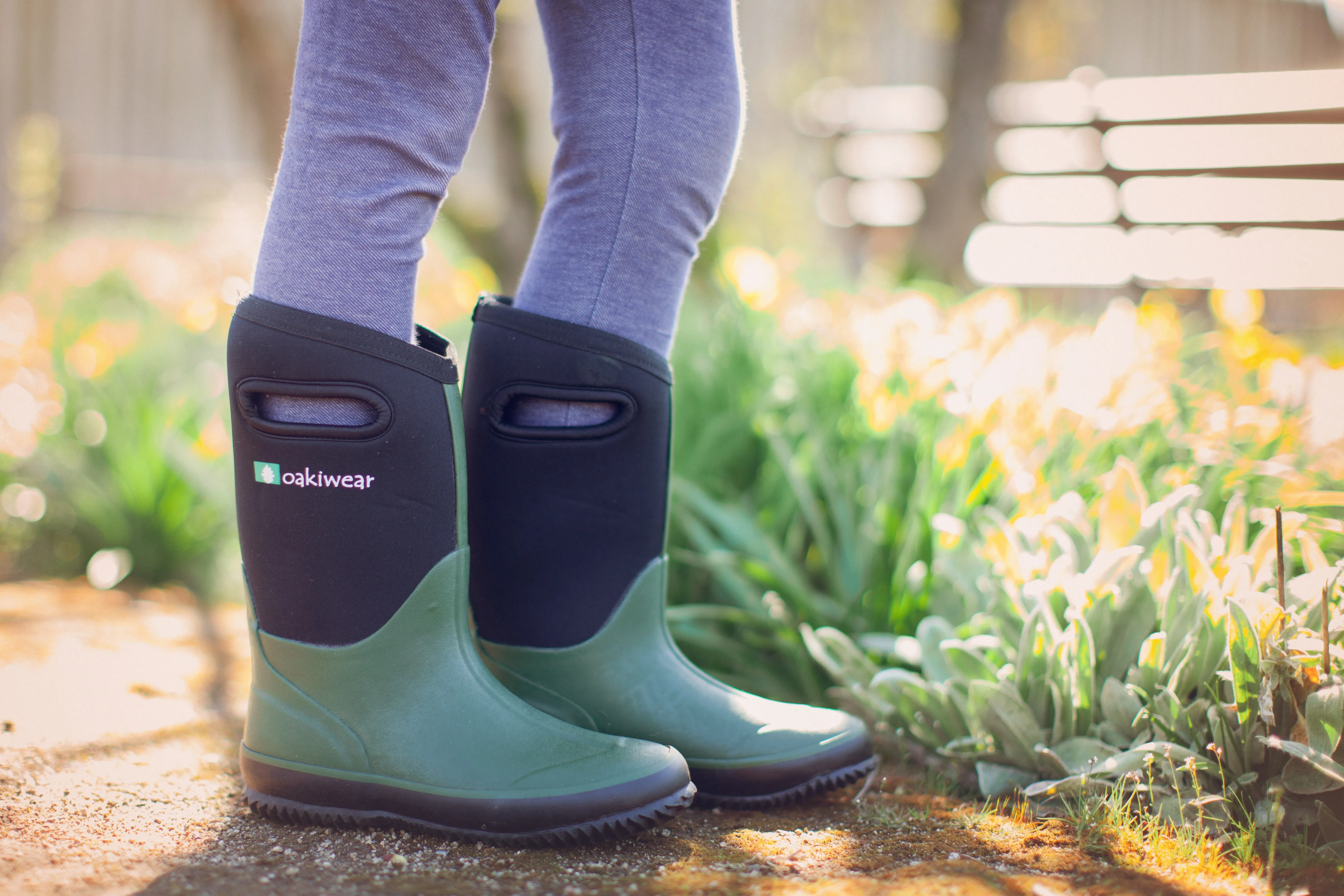 Forest Green Neoprene Rain/Snow Boots