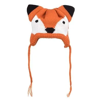 Fox Wool Beanie Dog Hat