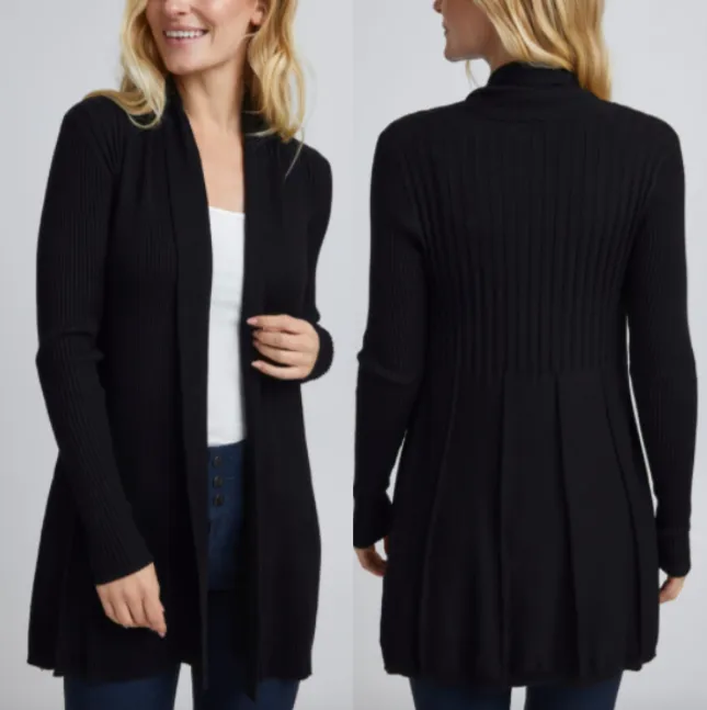 FR - cardigan w/pleated back