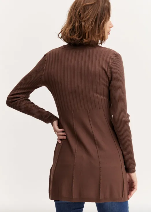 FR - cardigan w/pleated back