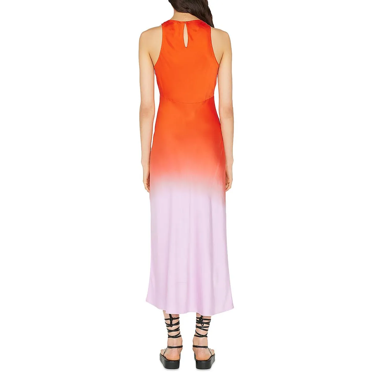 FRAME Womens Semi-Formal 100% Silk Slip Dress