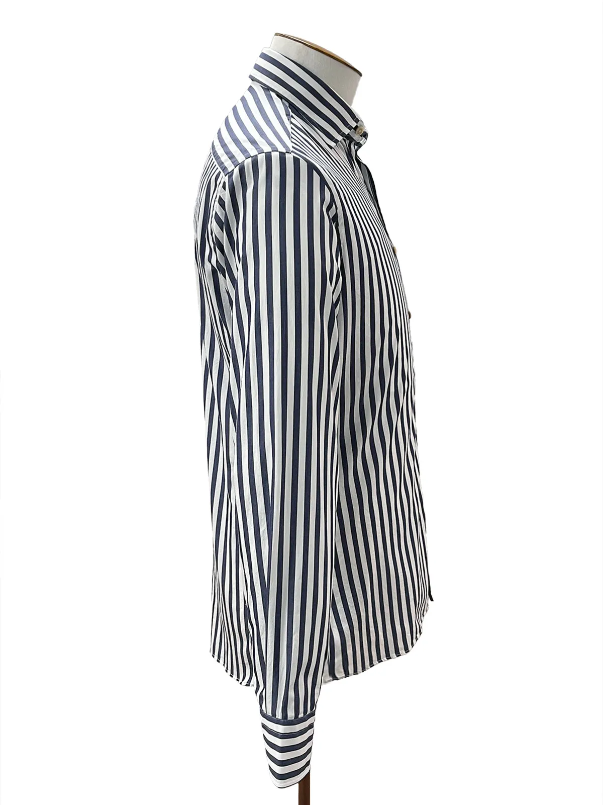 Indigo & White Bengal Stripe Shirt