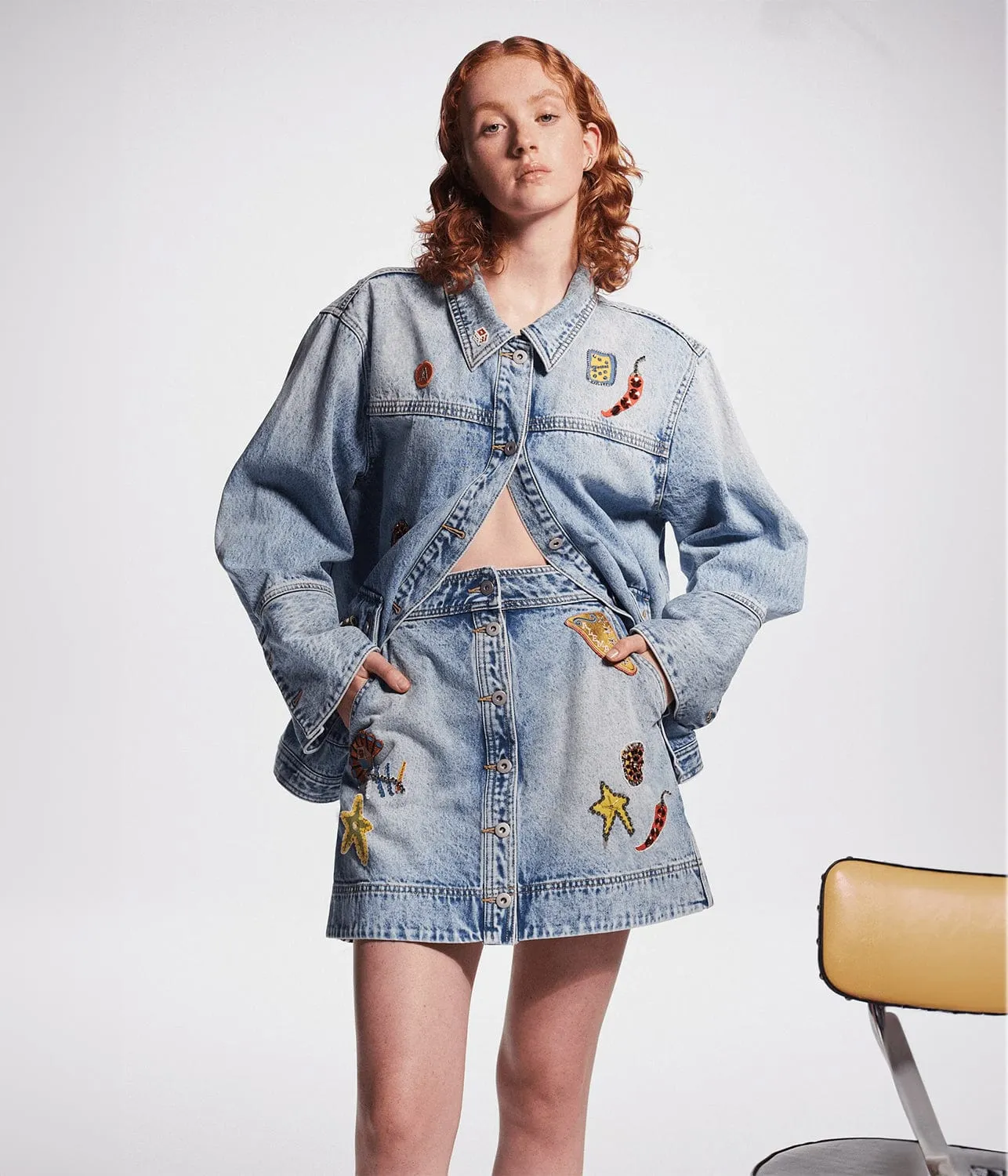 JACKPOT DENIM SKIRT