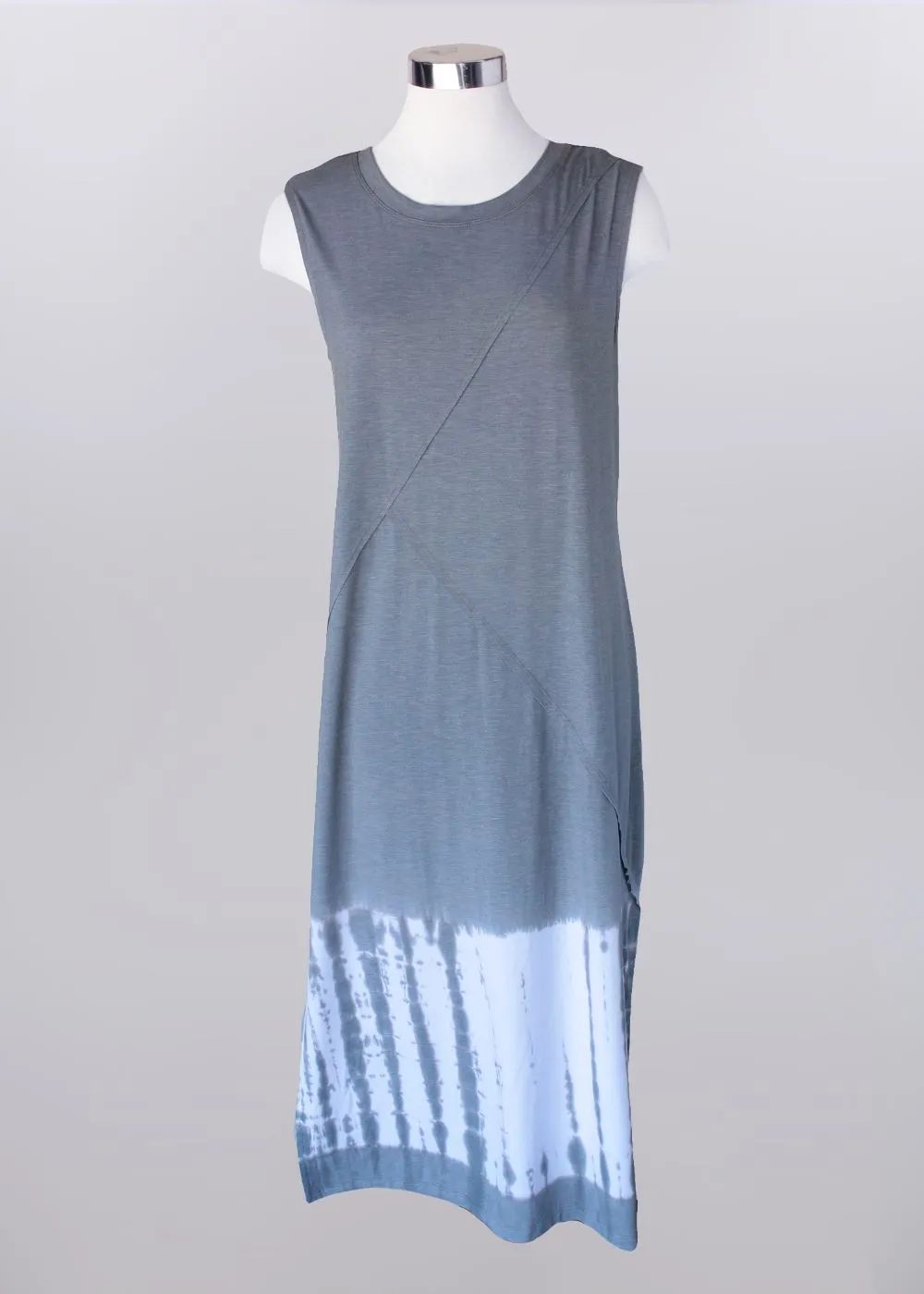 'Keren Hart' Women's Sleeveless Shift Dress - Grey