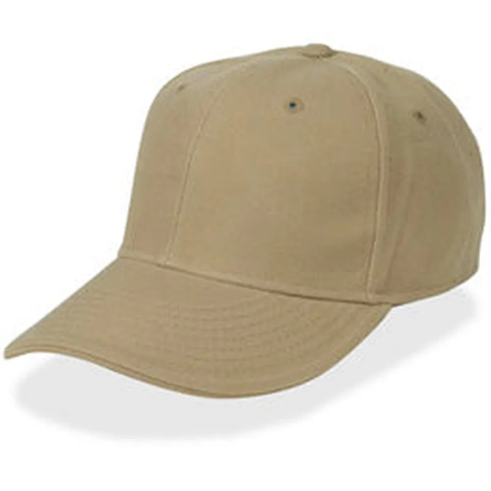 Khaki - Structured and Fitted Baseball Cap