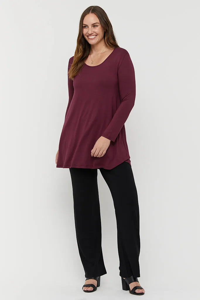 Leanne Tunic - Burgundy