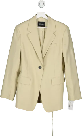 MO&Co. Cream One Button Blazer UK M